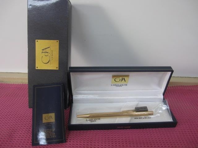 カランダッシュボールペンゴールドき CARAN d'ACHE ECRIDOR Maya Gold